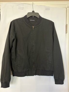 Brandy Melville black cotton bomber jacket size s/m